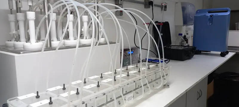 Laboratório da Óxido de Ferro Rio Acima