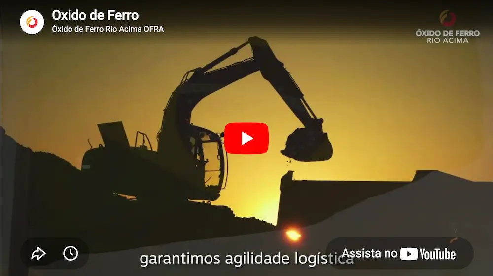 Vídeo da Óxido de Ferro Rio Acima